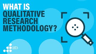 Qualitative research methodology I qualitative research methods an overview [upl. by Nahtanha]