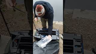 Unboxing Microcat HD Baitboat baitboat boat unboxing carp fishing shortvideo shorts fish [upl. by Carling]