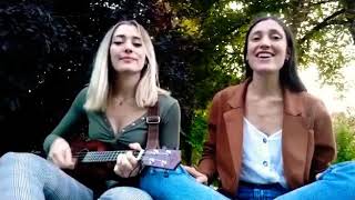 Dela  Johnny Clegg  ukelele cover with my sis 💛 [upl. by Tomkiel]