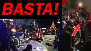 STRAGE LIVE SFERA EBBASTA 6 Morti e molti feriti SPIEGAZIONE [upl. by Alwitt]