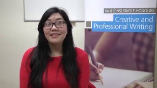 Students talk about Creative and Professional Writing at CCCU [upl. by Ecinom811]