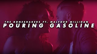 Pouring Gasoline Lyric Video The Boneshakers featuring Malford Milligan [upl. by Alyehc355]