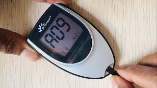 How to Use Dr Morepen Gluco One BG Glucometer Monitor  Demo to Test Blood Glucose Sugar at Home [upl. by Nemajneb508]