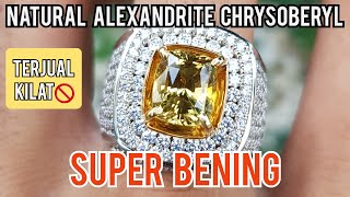 TERJUAL KILAT Batu natural alexandrite chrysoberyl super bening [upl. by Airahcaz]