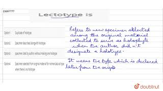 Lectotype is [upl. by Nelleh]