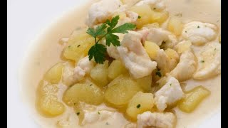 Receta de patatas con congrio  Karlos Arguiñano [upl. by Haney576]