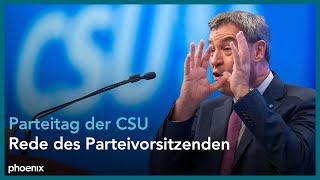 Rede Markus Söder auf dem CSUParteitag am 230923 [upl. by Na568]