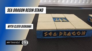 RESIN CASTING amp MOULDING│SEA DRAGON RESIN Stand │SAINT SEIYA DIORAMA [upl. by Ainedrag]