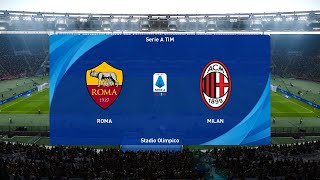 Roma vs AC Milan 31052024 Club Friendlies PES 2021 [upl. by Jamima571]