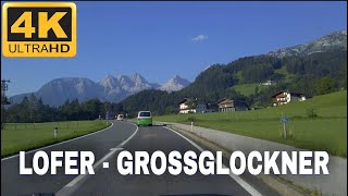 Driving in Austria  from Lofer to Grossglockner [upl. by Noiek]