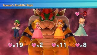 Mario Party 10 Bowser Party 311 Luigi Peach Daisy Rosalina Chaos Castle Master Difficulty [upl. by Yelir]