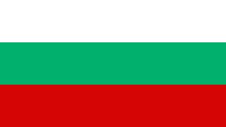 Bandera e Himno Nacional de Bulgaria  Flag and National Anthem of Bulgaria [upl. by Aratak63]