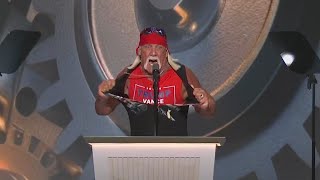 Trumpamania Hulk Hogan gives uplifting speech at RNC [upl. by Nyletak]