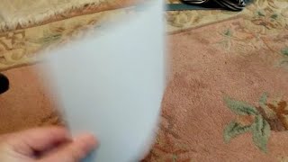 One Minute of Laminated Paper Wiggling [upl. by Nylodnew]