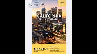 CA DMV Handbook 2020 page number 132 with Real DMV prewritten test 1 [upl. by Ariada]