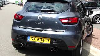 RENAULT CLIO 0 9 TCE DUPLEX EXHAUST SOUND SYSTEM SPORTUITLAAT UITLAAT by www maxiperformance nl [upl. by Tiffi144]