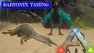 BARYONYX TAMING AND BREEDING  Ark Survival Evolved Mobile [upl. by Anoif]