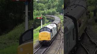 Severn Valley Railway Diesel Gala  37263 heading to Bridgnorth at Highley railway trains svr [upl. by Arrec]