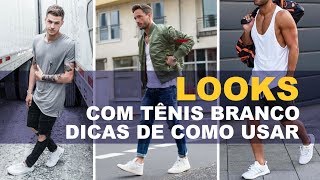 LOOKS COM TÊNIS BRANCO  DICAS DE COMO USAR [upl. by Stafford809]