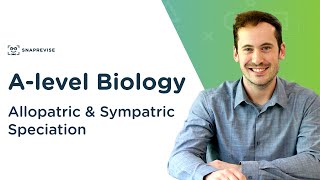 Allopatric amp Sympatric Speciation  Alevel Biology  OCR AQA Edexcel [upl. by Sluiter770]