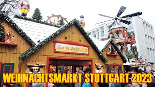 Weihnachtsmarkt Stuttgart 2023  Christmas Market Stuttgart Germany [upl. by Ybeloc120]