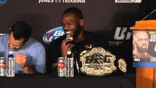 UFC 172 PostFight Press Conference Highlights [upl. by Hachmin]