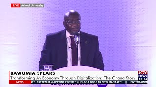 Bawumia Speaks Transforming an Economy through Digitization The Ghana Story  JoyNews 21121 [upl. by Vassaux164]