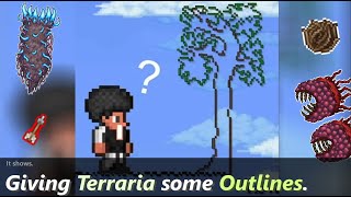 Giving Terraria an outline ─ More visibility  Better [upl. by Ahsiekin941]