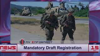 Controversial Draft Registration Bill Passes House – What It Means for Young Men [upl. by Hays]