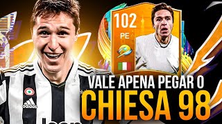 MELHOR PE CUSTO BENEFÍCIO DO FIFA 😍  REVIEW CHIESA 98 🔥  FIFA MOBILE 2022 [upl. by Narrad414]