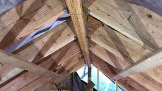 Hanging Rafters on a Structural Ridge Beam [upl. by Nies925]