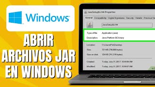 Cómo ABRIR Archivos jar En Windows  Ejecutar Un Archivo Java En Windows [upl. by Etteniuq238]