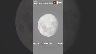 Moon Shoot by Spotting Scope SVBony SV28  Smartphone spottingscope moon astrophotography lunar [upl. by Ara]