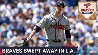 Locked On Braves POSTCAST Bats quiet again as Atlanta Braves get swept by Los Angeles Dodgers [upl. by Giles956]