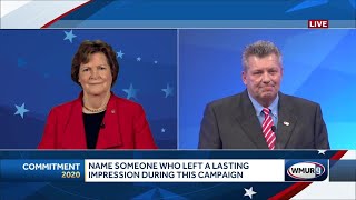 2020 NH US Senate debate Person who left lasting impression on candidate during campaign [upl. by Gifford]