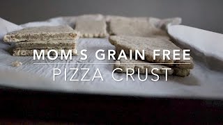 Easy Grain Free Pizza Crust Flat Bread [upl. by Atniuqal]