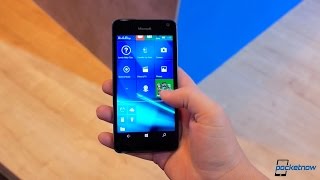 Lumia 650 Hands On  Pocketnow [upl. by Dolora]