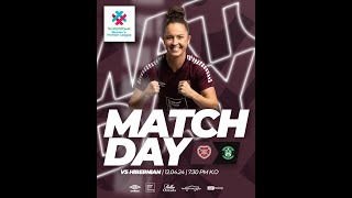 Hearts v Hibernian  SWPL  Live [upl. by Eivod594]