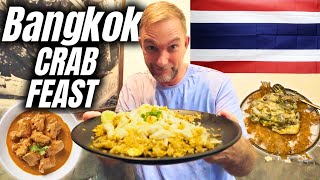 Epic BANGKOK THAI FOOD  Gigantic Crab Fried Rice [upl. by Sada391]