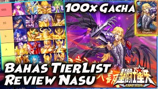 100x GACHA amp BAHAS TIERLIST  REVIEW NASU VERONICA quotBISA REVIVE TEMANquot 🔥 SAINT SEIYA METEOR SHINE [upl. by Intruok]