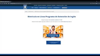 Instructivo para Matrícula de Inglés Primer Semestre [upl. by Leksehc]