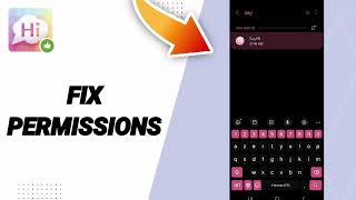 How To Fix Permissions On SayHi Chat App [upl. by Nils]