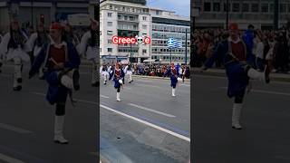 The Evzones  the elite Greek Presidential Guard  Hellas viral t athensgreece travel greek [upl. by Sanez]