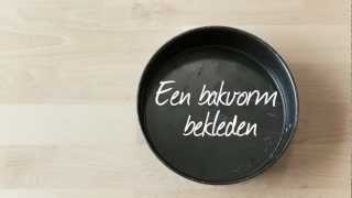 Bakvorm met bakpapier bekleden  Allrecipesnl [upl. by Judon]