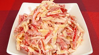 Популярный салат quotКрасное мореquot Супер салат за 5 минут  quotRed Seaquot salad Super salad in 5 minutes [upl. by Tyre393]