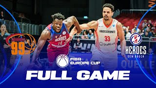 NINERS Chemnitz v Heroes Den Bosch  Full Basketball Game  FIBA Europe Cup 202324 [upl. by Alokin]