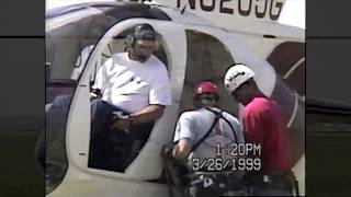 Helicopters amp Linemen Install OPGW Fiber Optics On Transmission Towers NCA 1999 IBEW 1245 [upl. by Enelrats330]