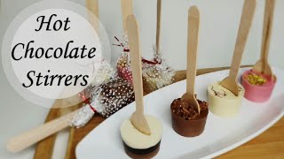 Hot Chocolate Stirrers  Chocolate Spoons  Flavoured Chocolate Stirrers  Part 1 [upl. by Airdnazxela]