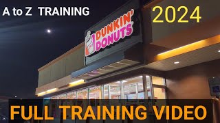 Dunkin Donuts New Training Video 2024 [upl. by Weiman]