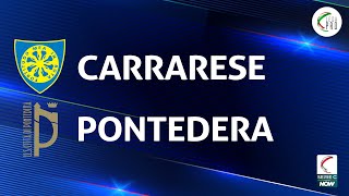 Carrarese  Pontedera 21  Gli Highlights [upl. by Ydoc456]